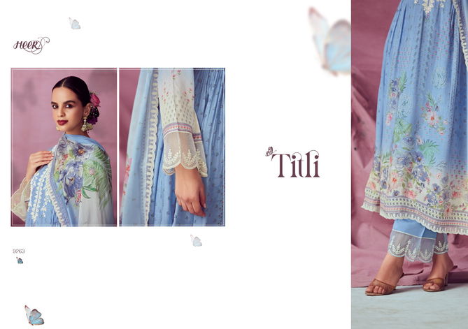 Heer Titali Vol 170 By Kimora Pure Muslin Printed Designer Salwar Suits Wholesale Price In Surat